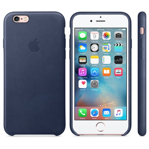 APPLE COVER IN PELLE iPhone 6/6S BLU NOTTE